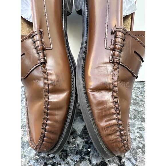 G.H. Bass Weejuns Whitney Women's brown Leather Penny Loafer Shoe SZ 8 - Picture 6 of 16